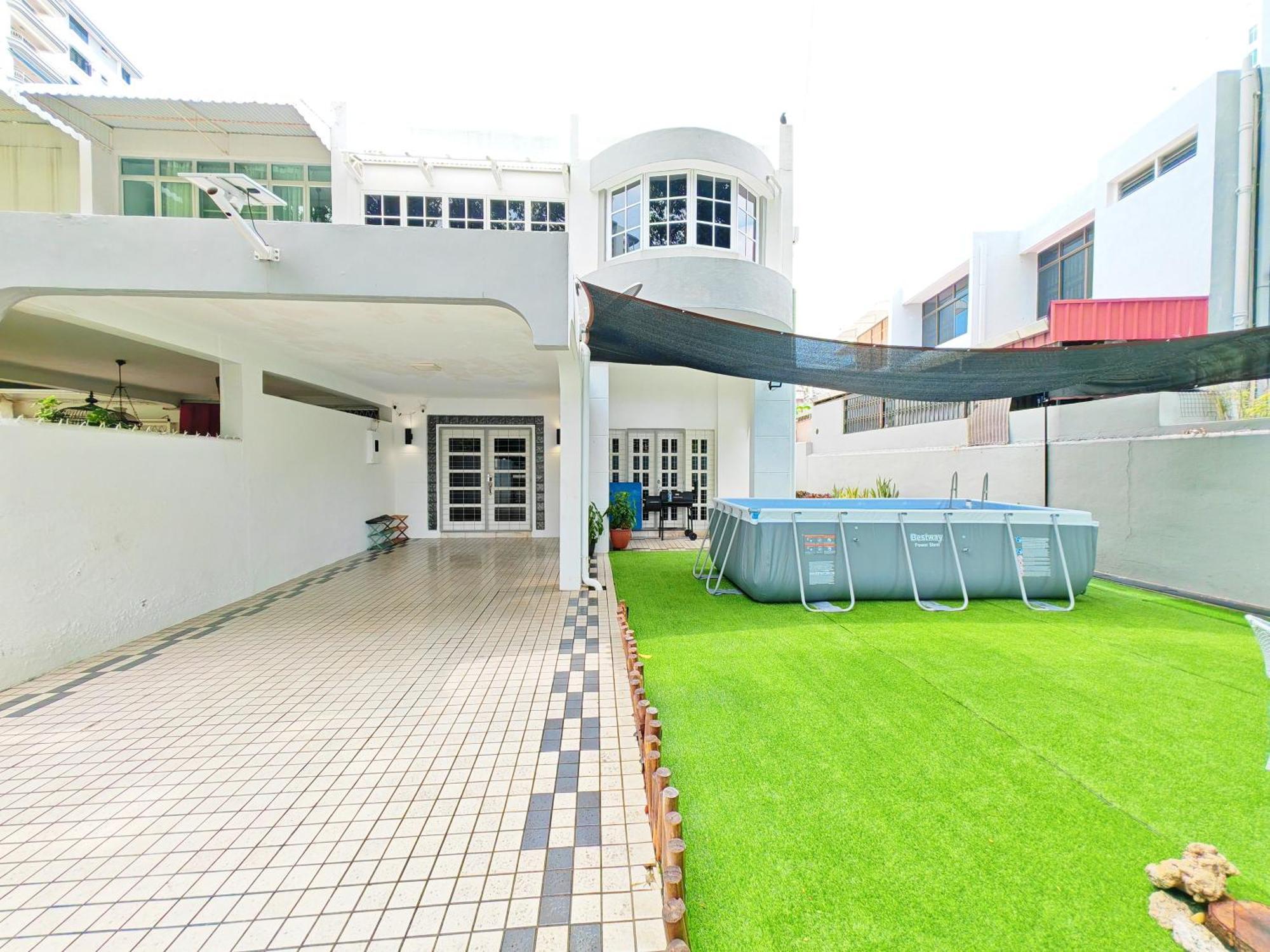 527 Beachhouse L 5 Bedroom With Swimming Pool - 3Min Walk To The Beach Tanjung Bungah  Zewnętrze zdjęcie
